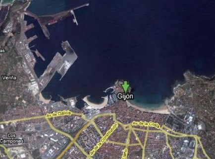 Imagen aérea de Gijón Imagen aérea de Gijón