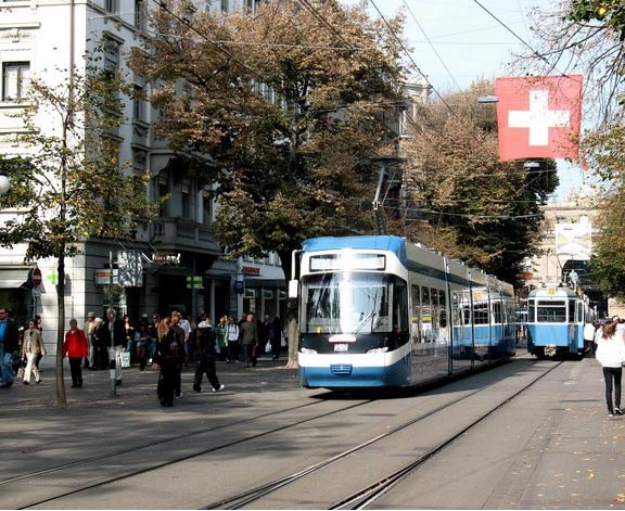 The Bahnhofstrasse, Zurich The Bahnhofstrasse, Zurich