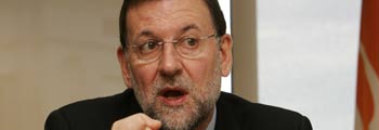 Mariano Rajoy, en un momento de la conversación Mariano Rajoy, en un momento de la conversación