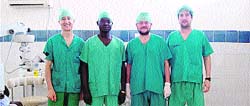 Los tres oftalmólogos zaragozanos atrapados en el Chad ya están en casa Los tres oftalmólogos zaragozanos atrapados en el Chad ya están en casa