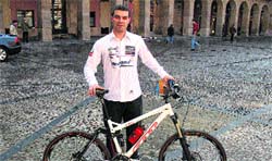 Un asturiano, a Laponia en bici Un asturiano, a Laponia en bici