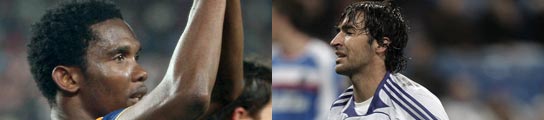 Eto'o y Raúl Eto'o y Raúl