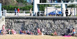 Días de sol y playa en Gijón, pese a ser invierno Días de sol y playa en Gijón, pese a ser invierno