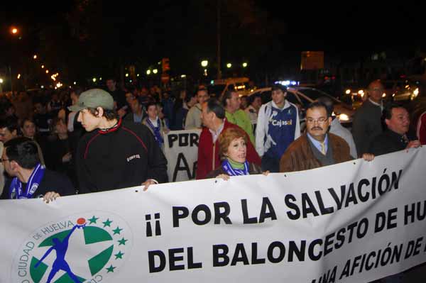 Manifestación por el Ciudad de Huelva Manifestación por el Ciudad de Huelva