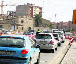 El acceso de Santa Isabel, un embudo El acceso de Santa Isabel, un embudo