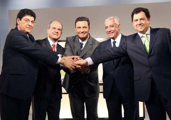 Debate de los candidatosa la Junta andaluza Debate de los candidatosa la Junta andaluza