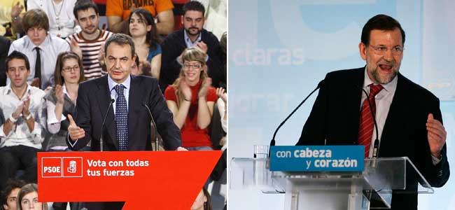 Zapatero y Rajoy Zapatero y Rajoy