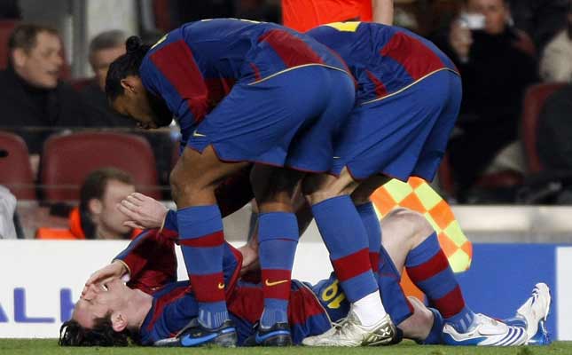 Leo Messi, lesionado Leo Messi, lesionado