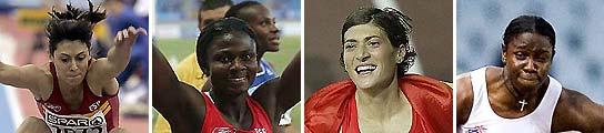 Las damas del atletismo español Las damas del atletismo español