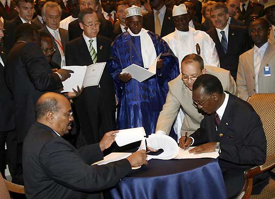 Chad y Sudán firman la paz Chad y Sudán firman la paz