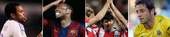 Real Madrid, Barcelona, Atlético y Villarreal Real Madrid, Barcelona, Atlético y Villarreal