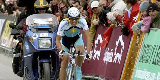 Alberto Contador en La Granja de San Ildefonso Alberto Contador en La Granja de San Ildefonso