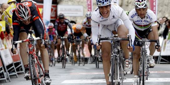 David Herrero venció en la tercera etapa de la Vuelta al País Vasco 2008. David Herrero venció en la tercera etapa de la Vuelta al País Vasco 2008.
