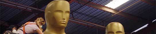 Preparativos para la entrega de los Oscar.