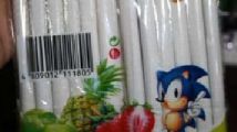 Sonic en los 'cigarrillos' para niños