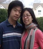Bernie Peng y su novia Bernie Peng y su novia