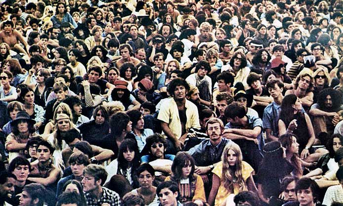 Imagen de la película 'Woodstock'. Imagen de la película 'Woodstock'.