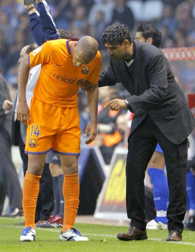 Henry y Rijkaard Henry y Rijkaard