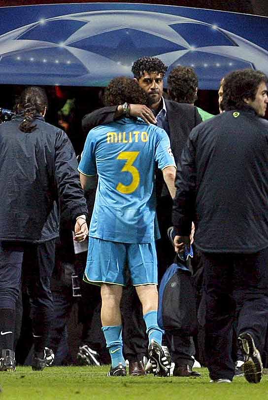 Rijkaard y Milito Rijkaard y Milito