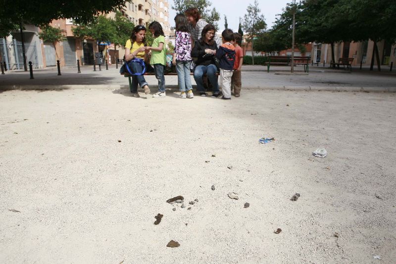 Parques 'minados' en Valencia. Parques 'minados' en Valencia.