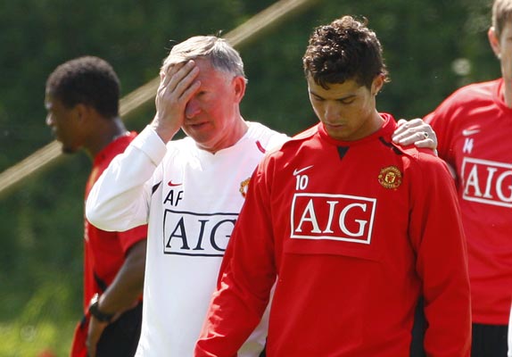 Ferguson y Ronaldo Ferguson y Ronaldo