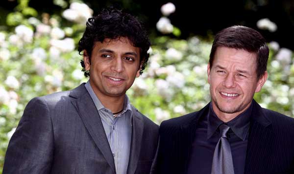 Shyamalan y Mark Wahlberg. Shyamalan y Mark Wahlberg.