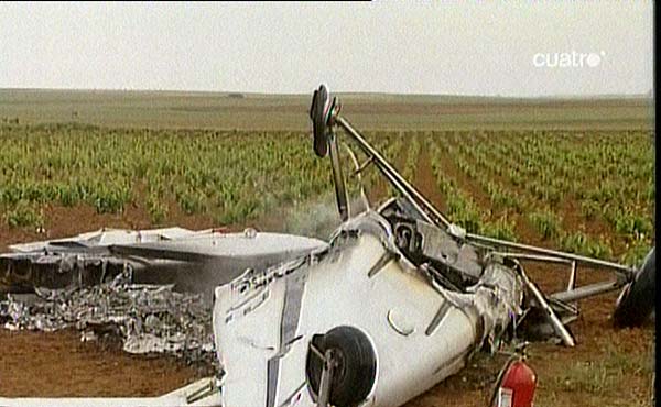 Accidente de avión en Toledo Accidente de avión en Toledo