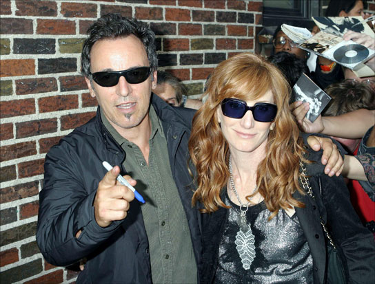 Bruce Springsteen y Patti Scialfa Bruce Springsteen y Patti Scialfa