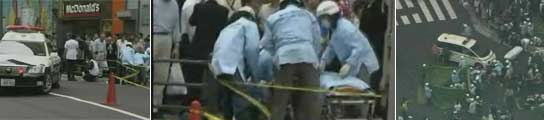 Imágenes del lugar del barrio donde un hombre ha matado a cuchilladas a seis personas Imágenes del lugar del barrio donde un hombre ha matado a cuchilladas a seis personas