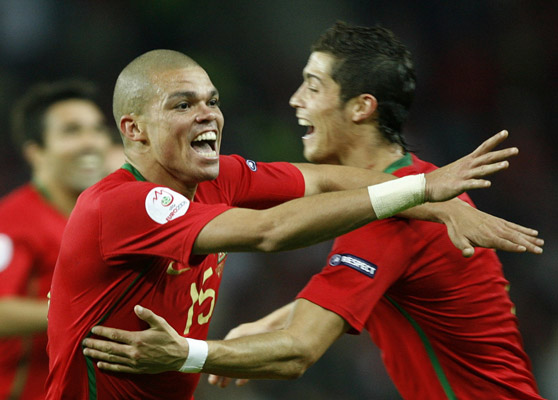 Pepe y Cristiano Ronaldo Pepe y Cristiano Ronaldo