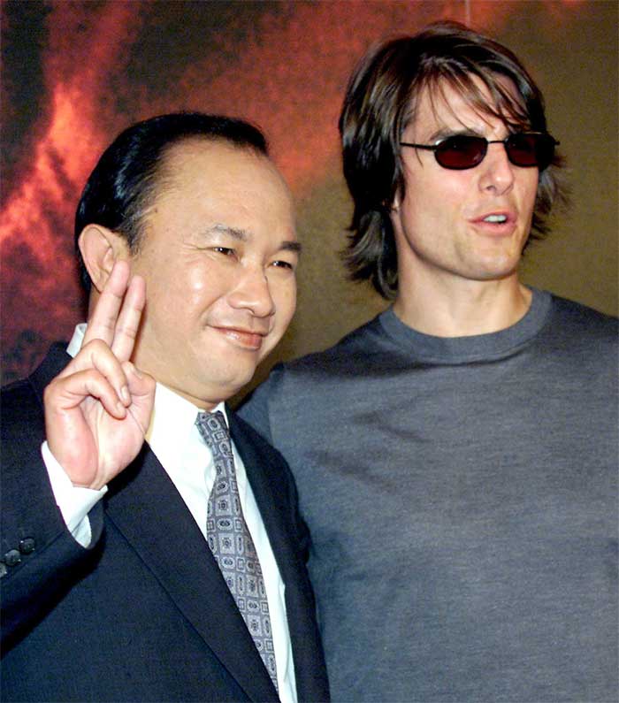 John Woo y Tom Cruise. John Woo y Tom Cruise.