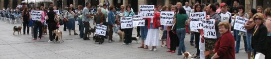 Manifestación a favor de un albergue en Avilés