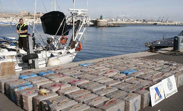 Droga incautada en una operación policial Droga incautada en una operación policial