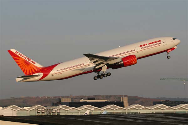 Un avión de la compañía Air India Un avión de la compañía Air India