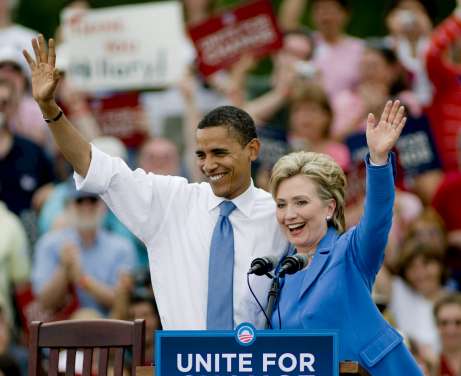 Obama y Clinton, unidos Obama y Clinton, unidos