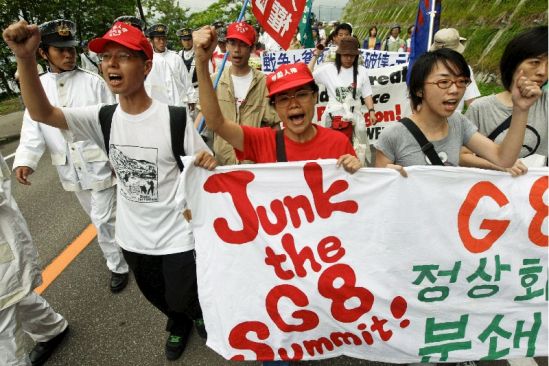 Protestas contra el G8 Protestas contra el G8