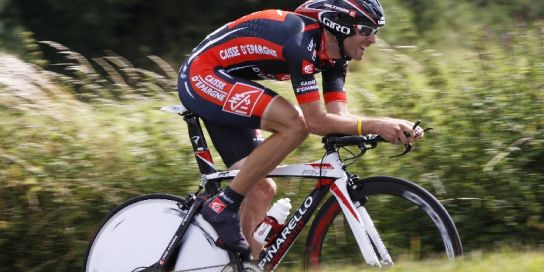 Alejandro Valverde, en la primera crono del Tour 2008 Alejandro Valverde, en la primera crono del Tour 2008