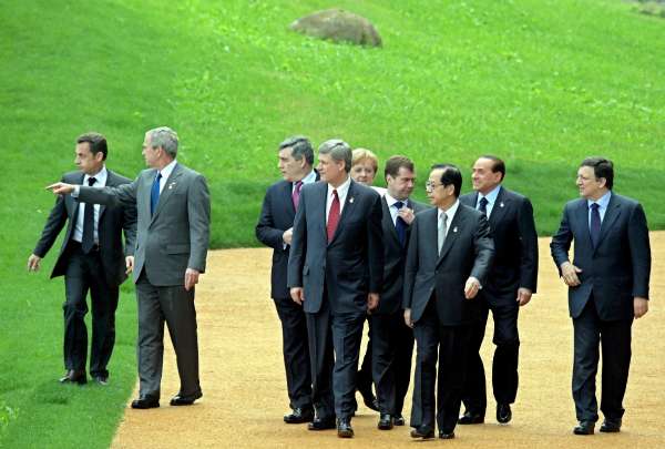 Los líderes del G-8 Los líderes del G-8