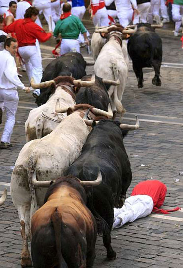 Tercer encierro de los Sanfermines 2008 Tercer encierro de los Sanfermines 2008