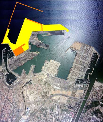Así quedará el puerto tras la ampliación Así quedará el puerto tras la ampliación