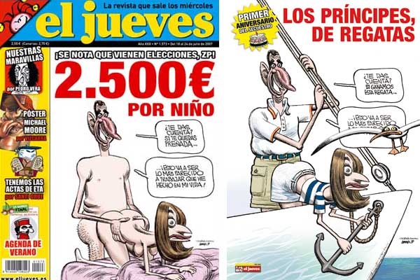 Las portadas del Jueves Las portadas del Jueves