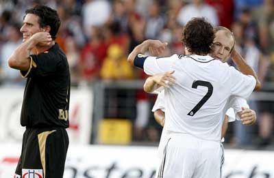 Raúl y Robben Raúl y Robben