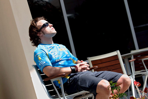 El piloto Fernando Alonso El piloto Fernando Alonso
