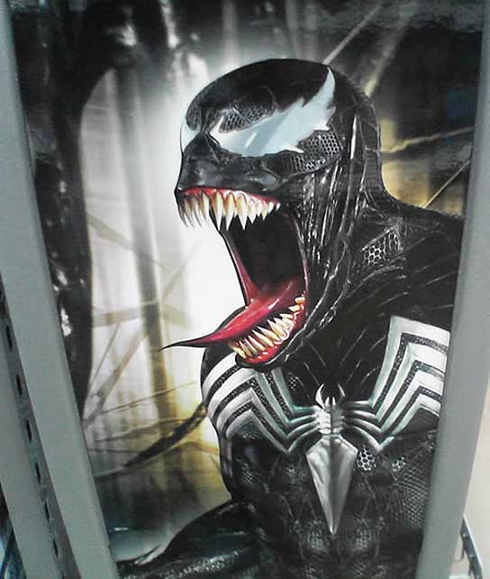 Venom, uno de los villanos de 'Spiderman 3'. Venom, uno de los villanos de 'Spiderman 3'.