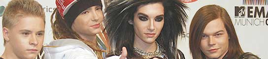 Imagen de los miembros de Tokio Hotel.