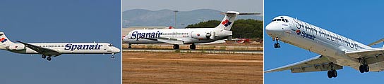 Avión de Spanair