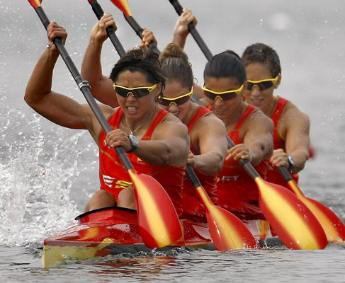 Embarcación femenina de K-4 de 500 metros Embarcación femenina de K-4 de 500 metros