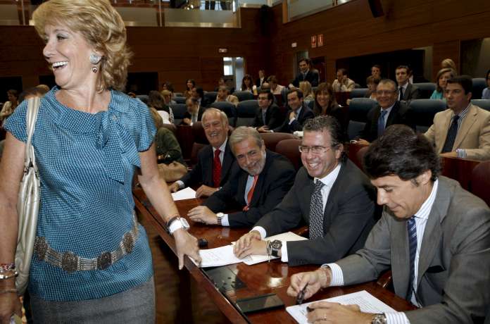 Esperanza Aguirre en la Cámara Esperanza Aguirre en la Cámara