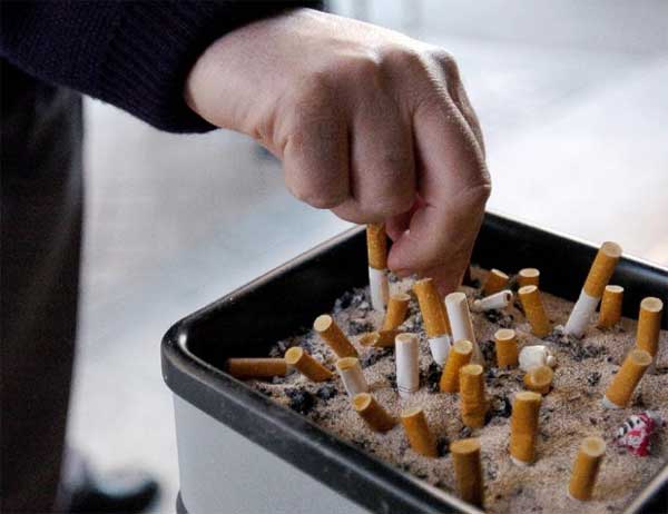 Colillas de cigarros apagadas Colillas de cigarros apagadas