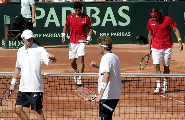 Mike Bryan, Mardy Fish, Fernando Verdasco y Feliciano López Mike Bryan, Mardy Fish, Fernando Verdasco y Feliciano López